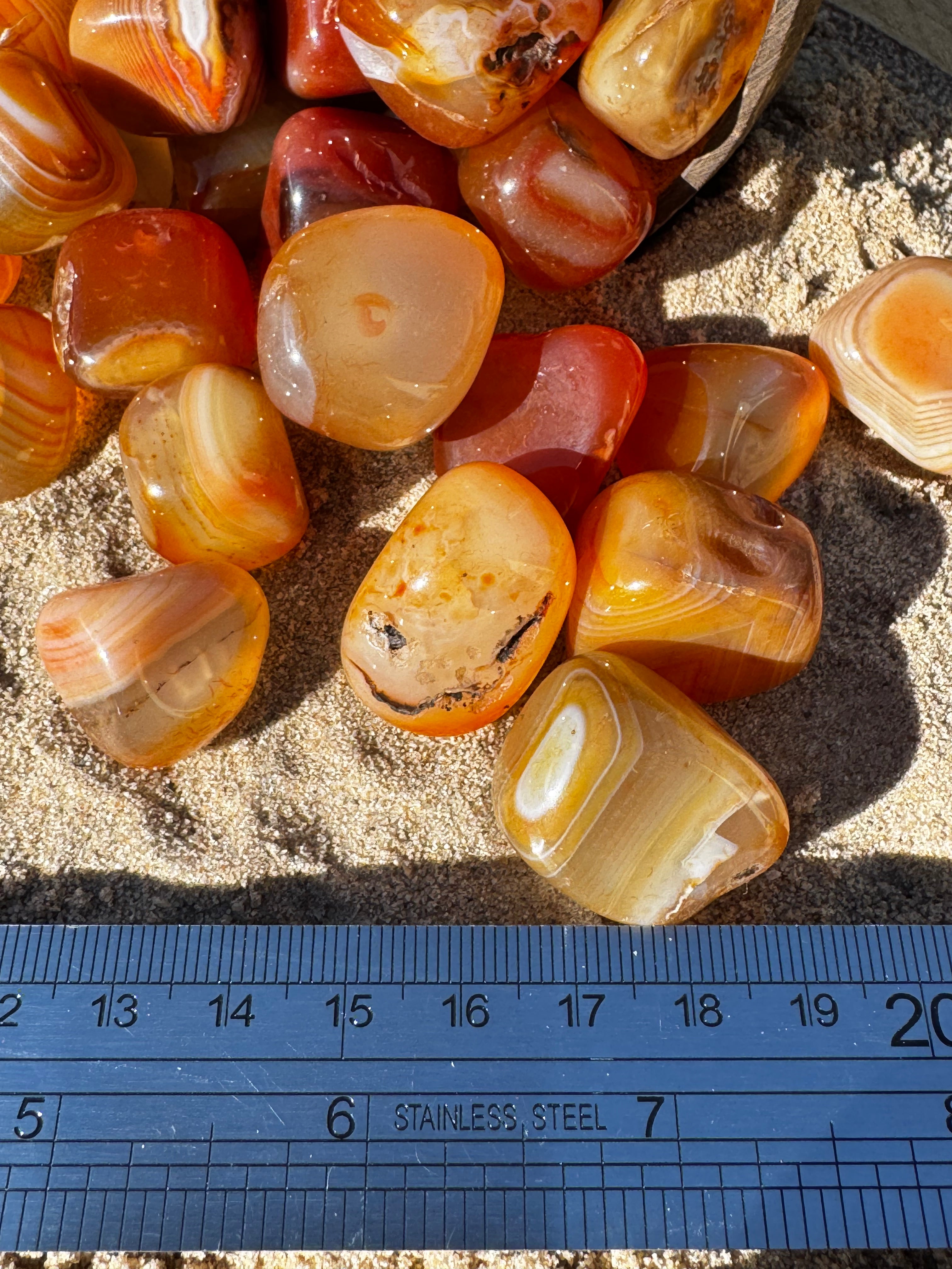 Carnelian Tumblestone
