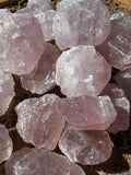 Raw Rose Quartz