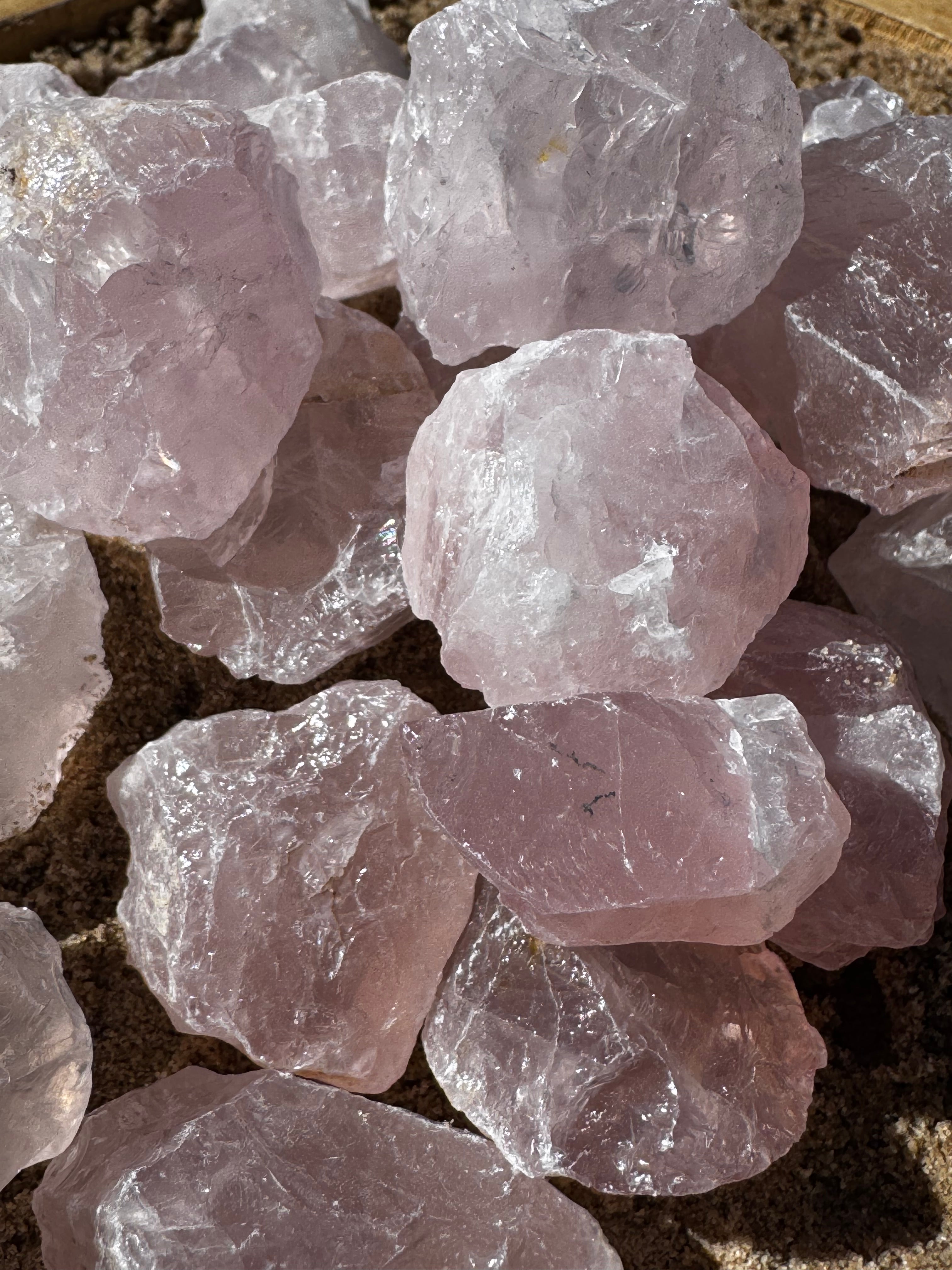 Raw Rose Quartz