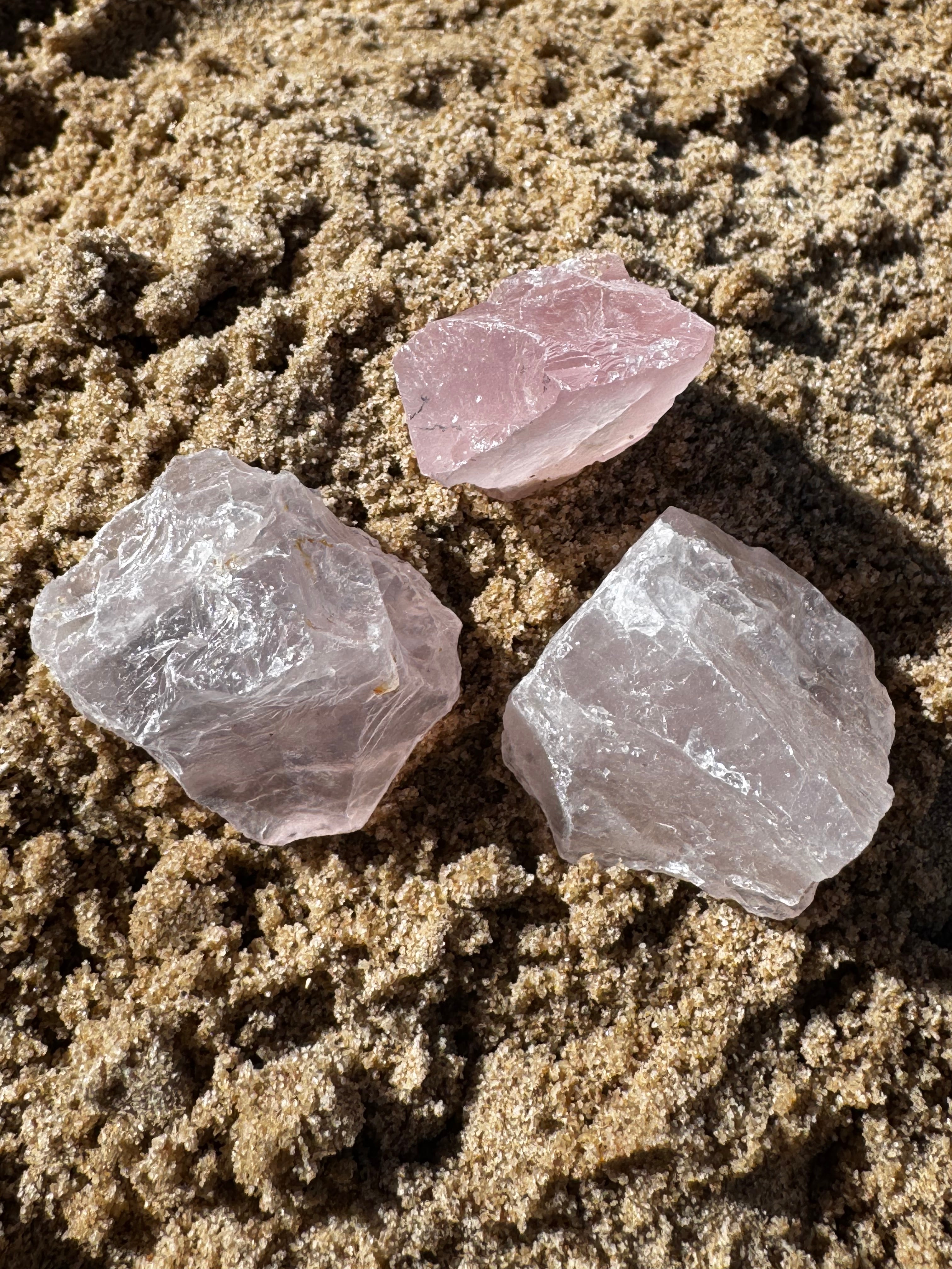 Raw Rose Quartz