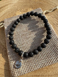 Lava stone Chip Bracelet