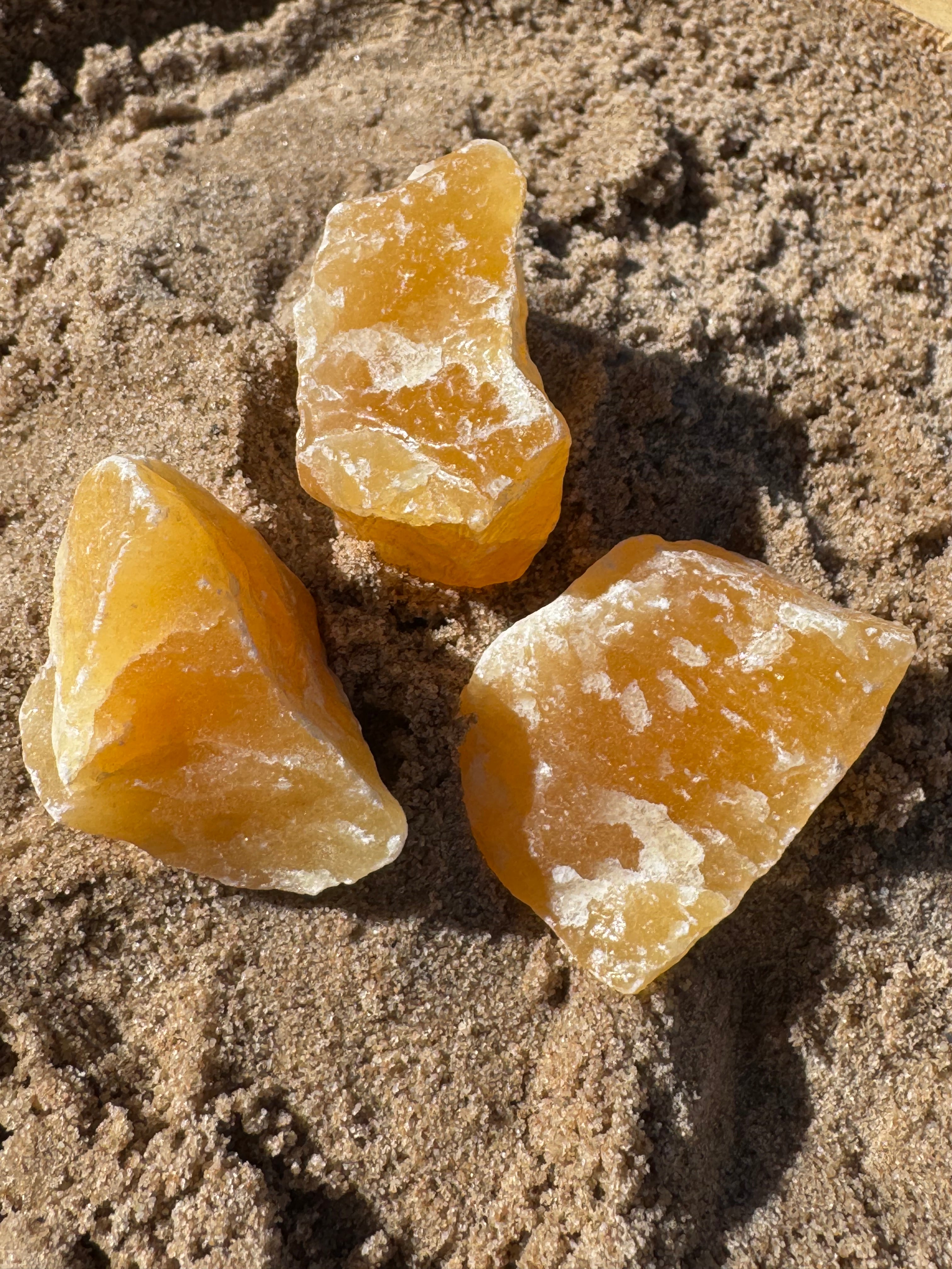 Raw Orange Calcite