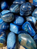 Blue Agate Tumblestone