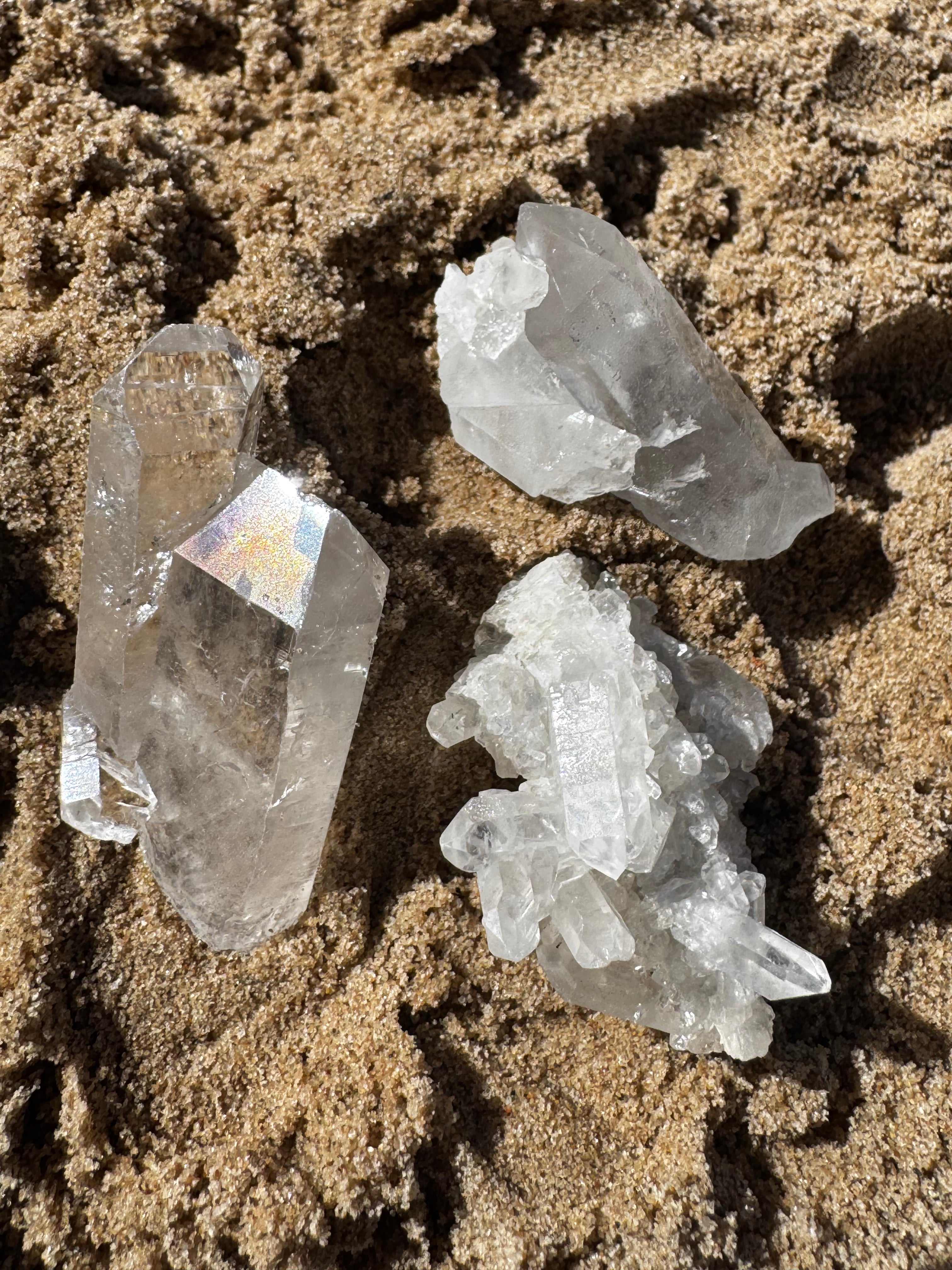 Raw Clear Quarks Points
