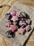 Mini Rhodonite Star - 15mm