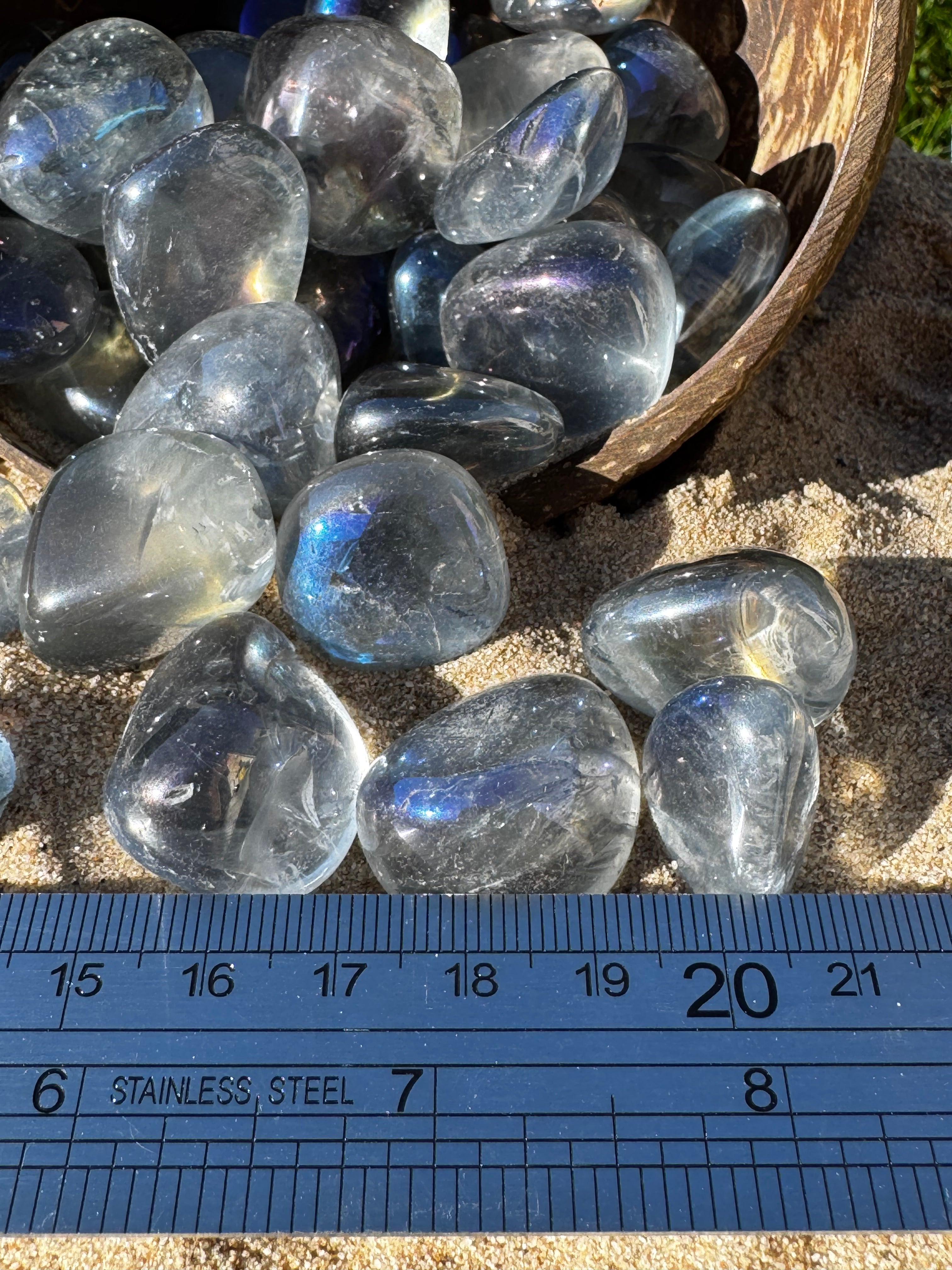 Aura Quartz Tumblestone