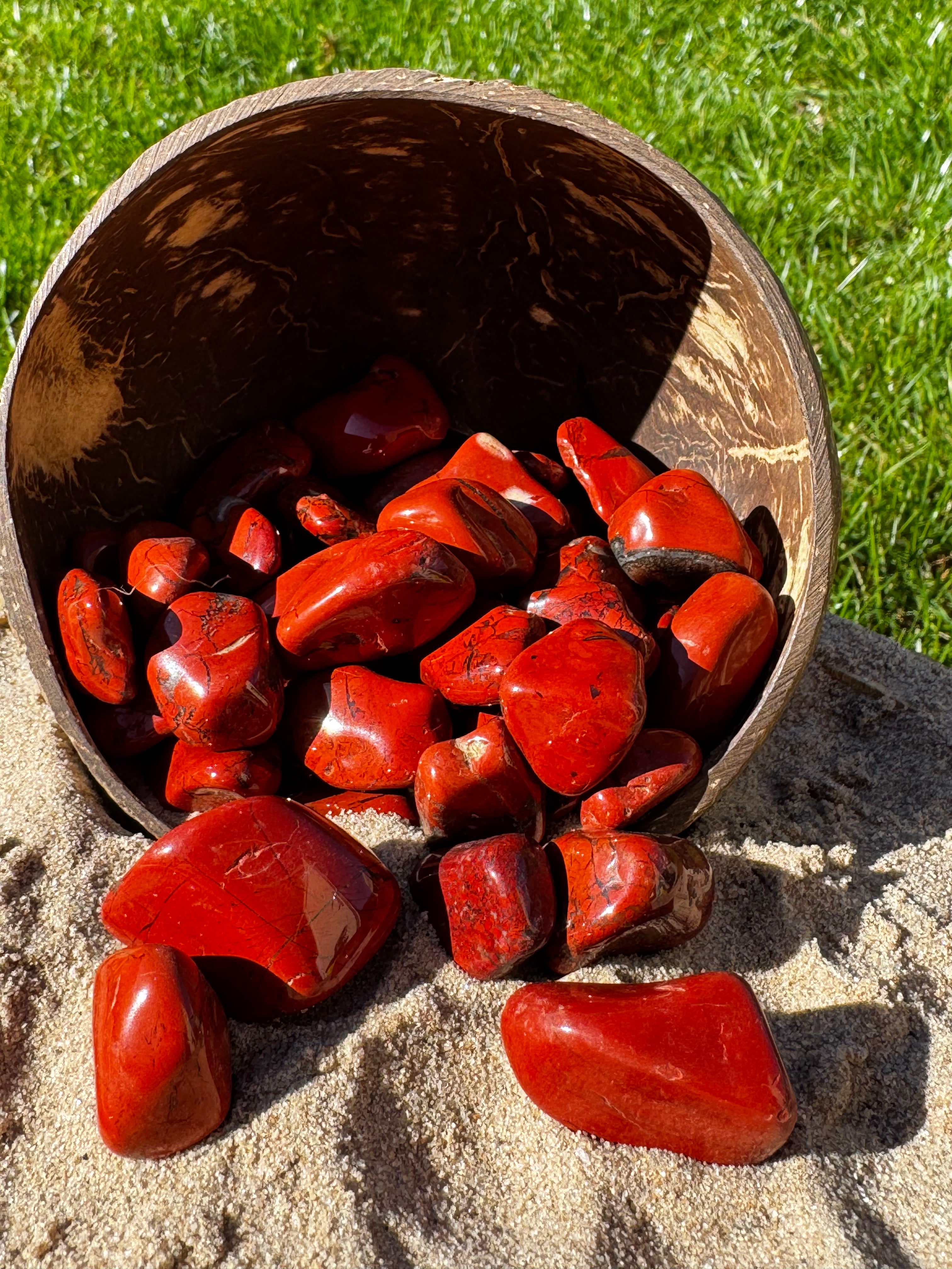 Red & Black Jasper Tumblestone