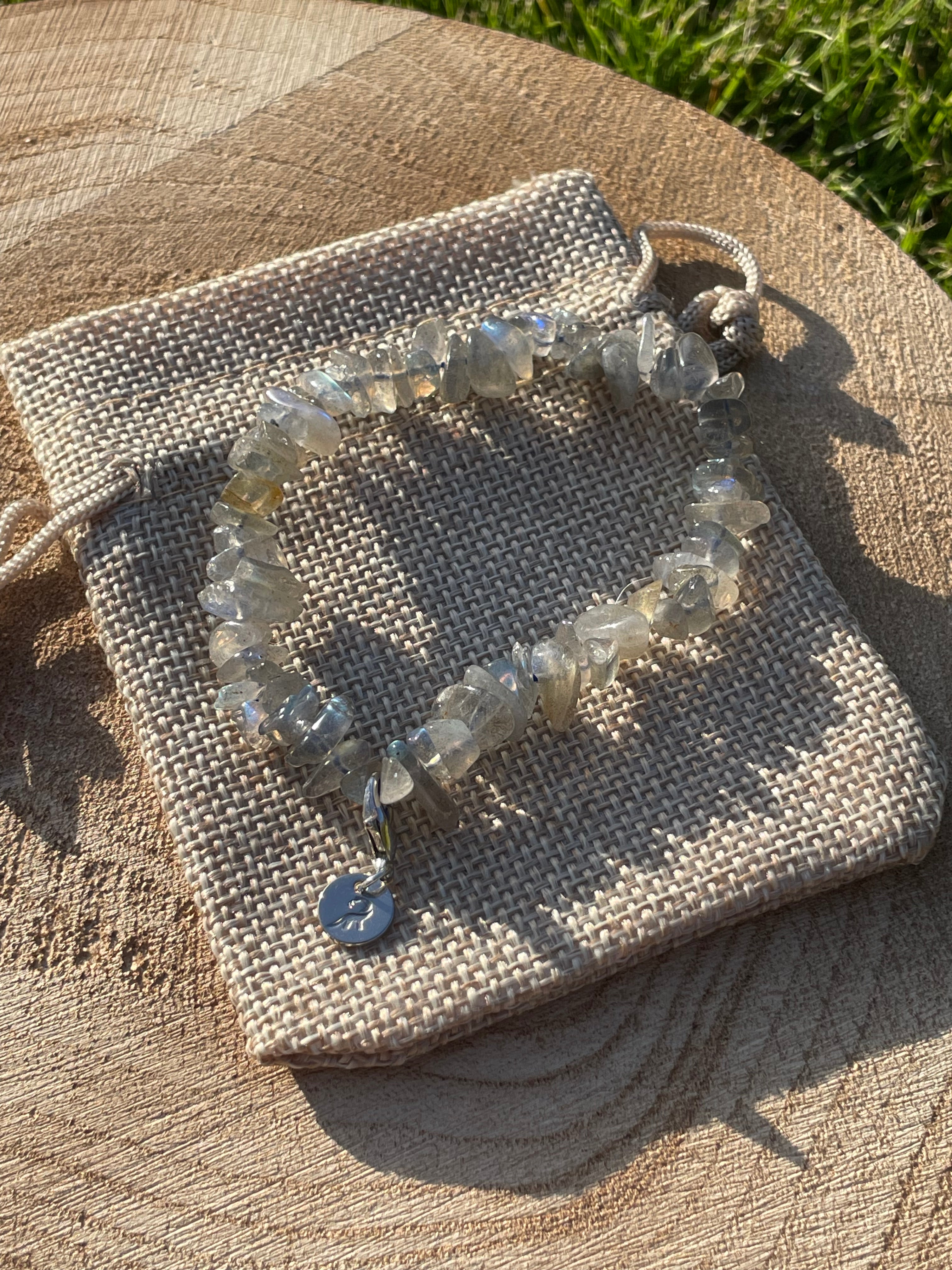 Labradorite AA Grade Chip Bracelet