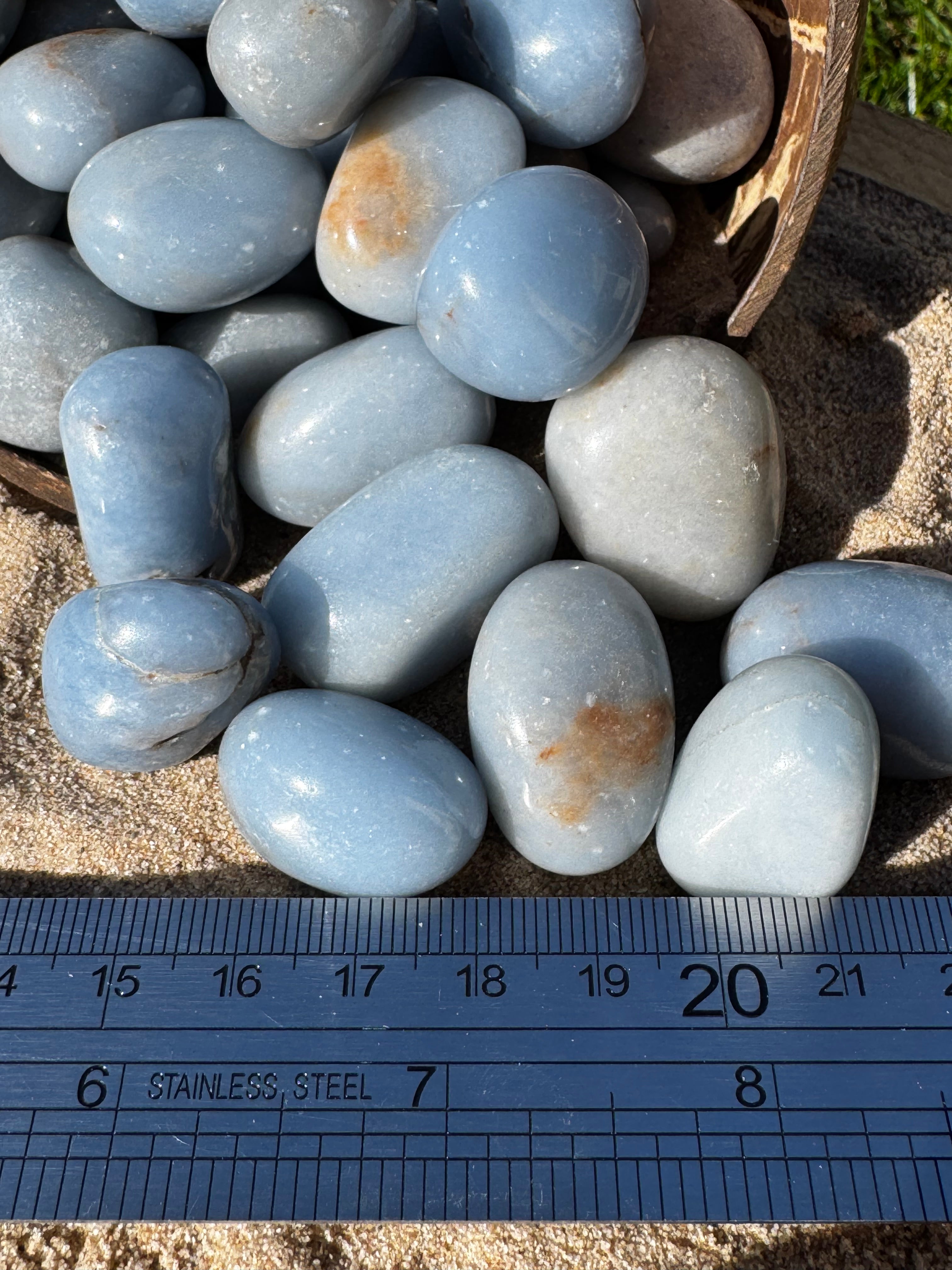 Angelite Tumblestone ￼