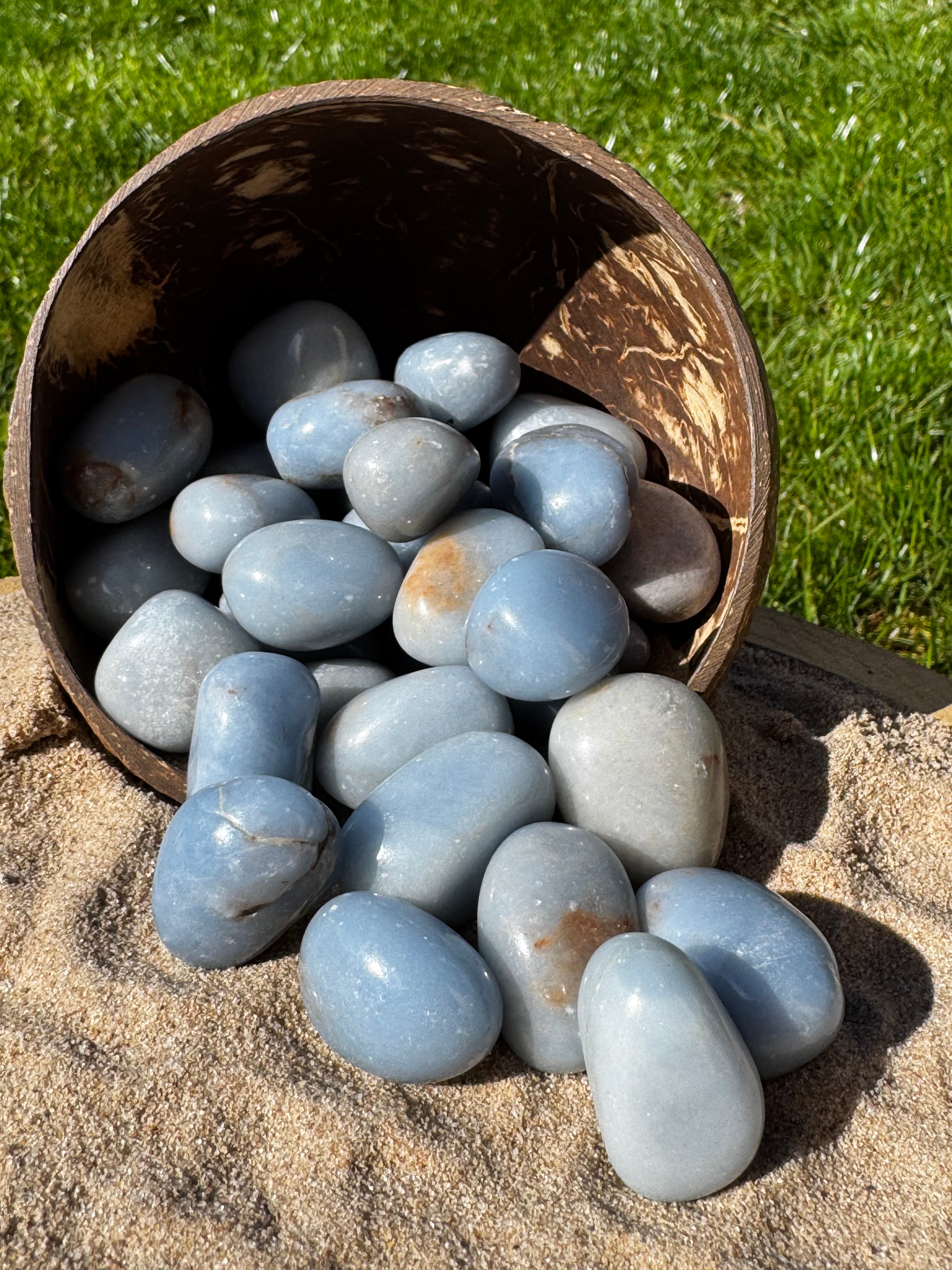 Angelite Tumblestone ￼