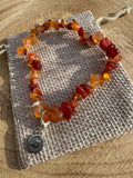 Carnelian Chip Bracelet