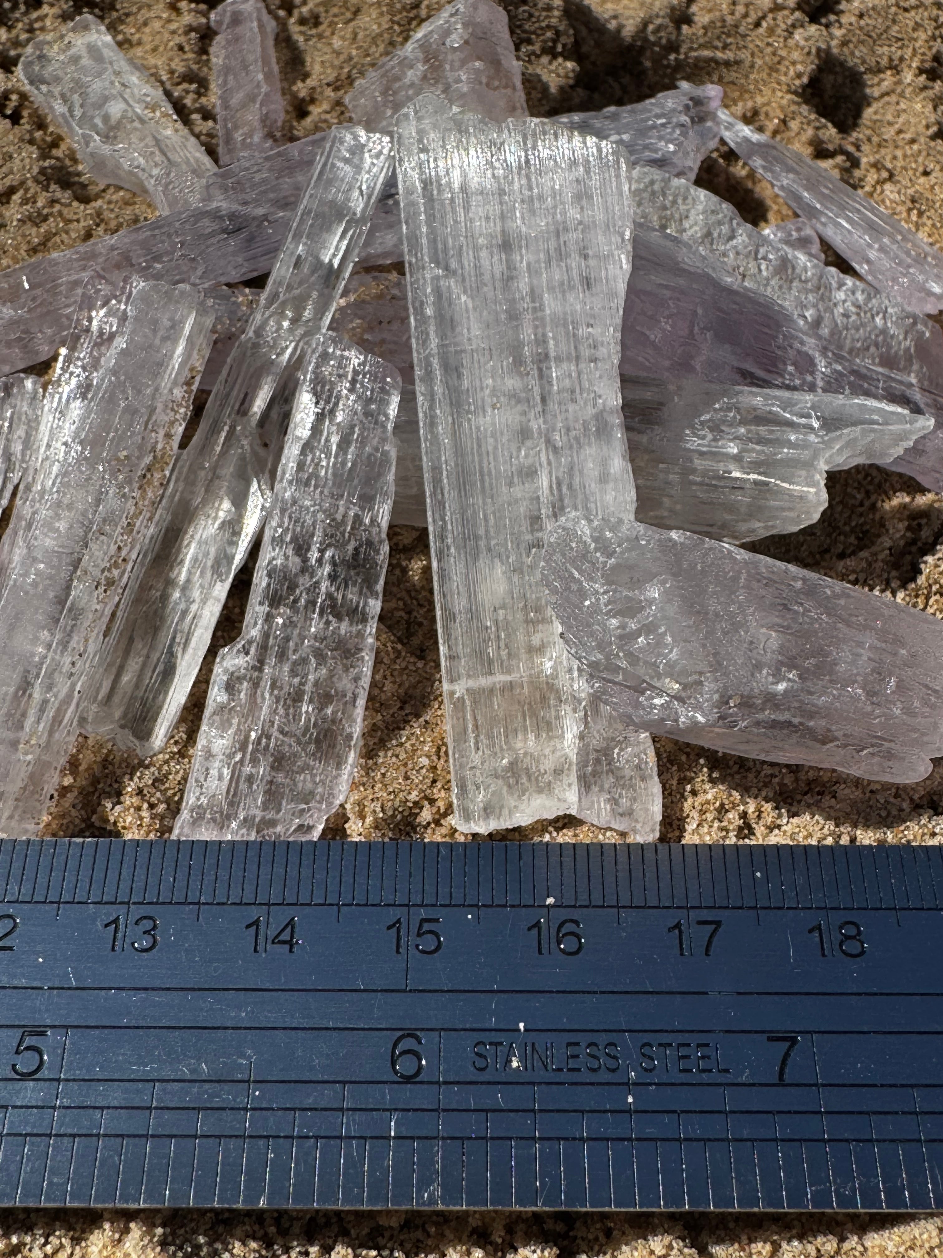 Raw Kunzite