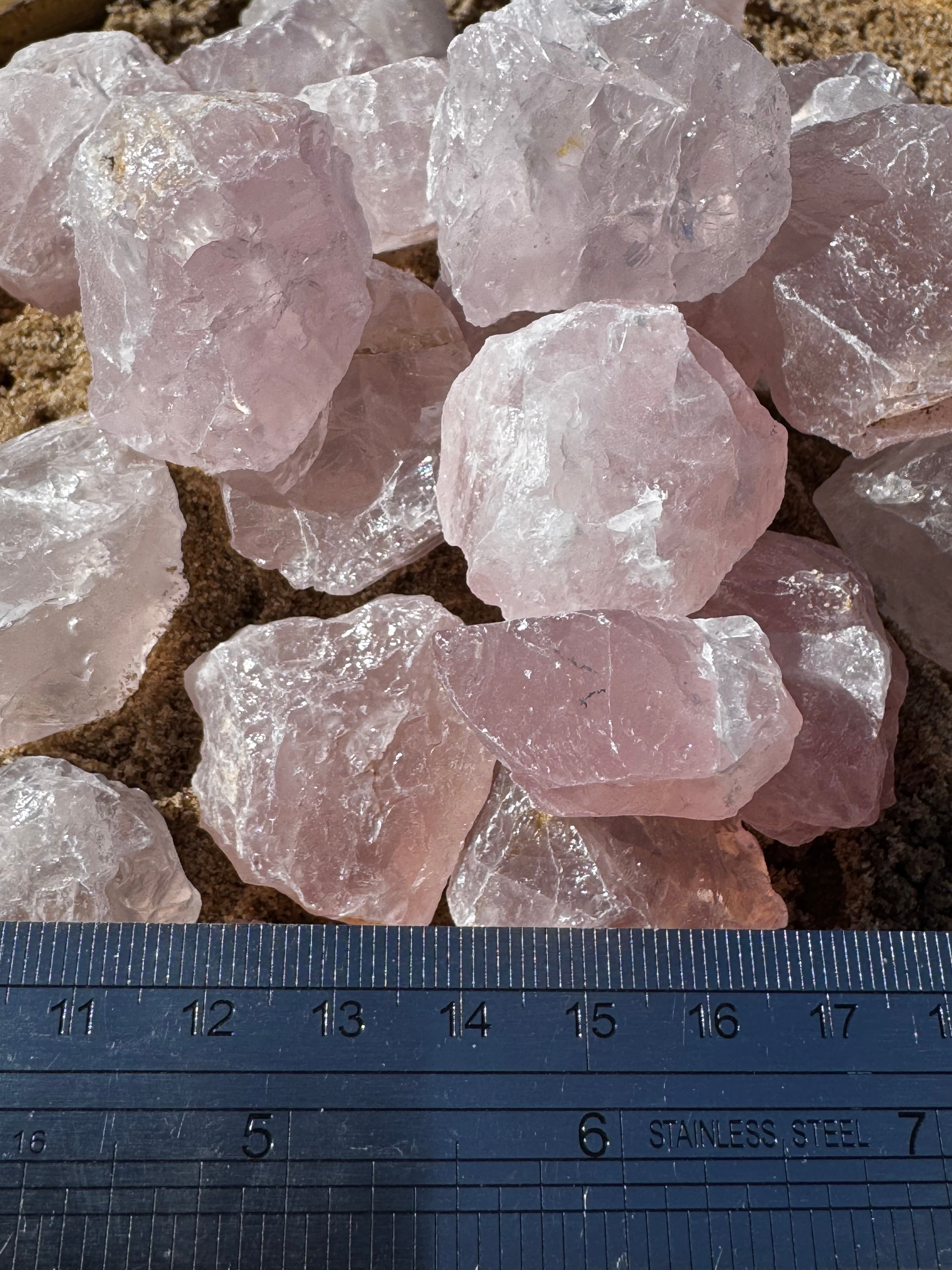 Raw Rose Quartz