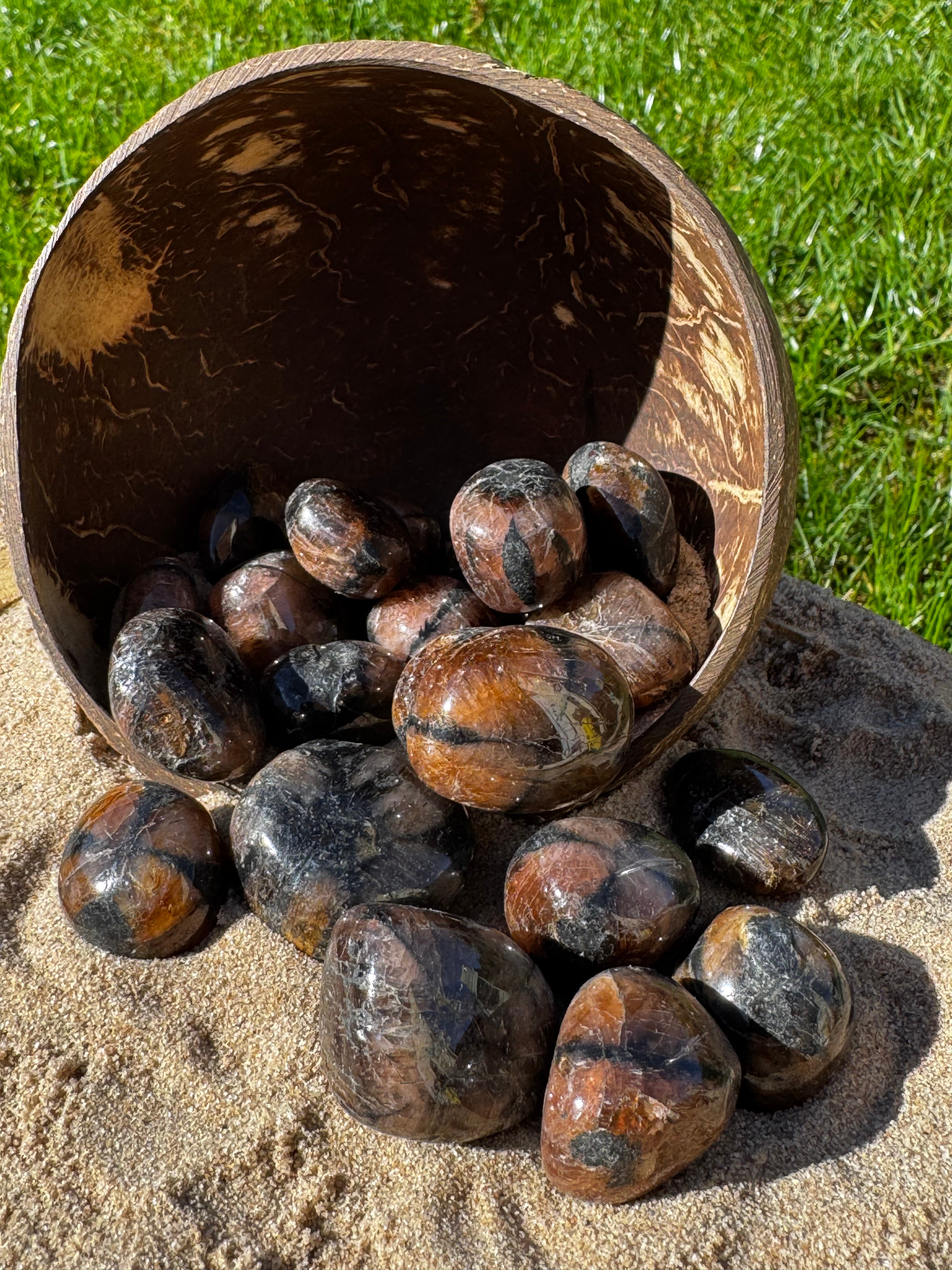 Chiastolite Tumblestone ￼